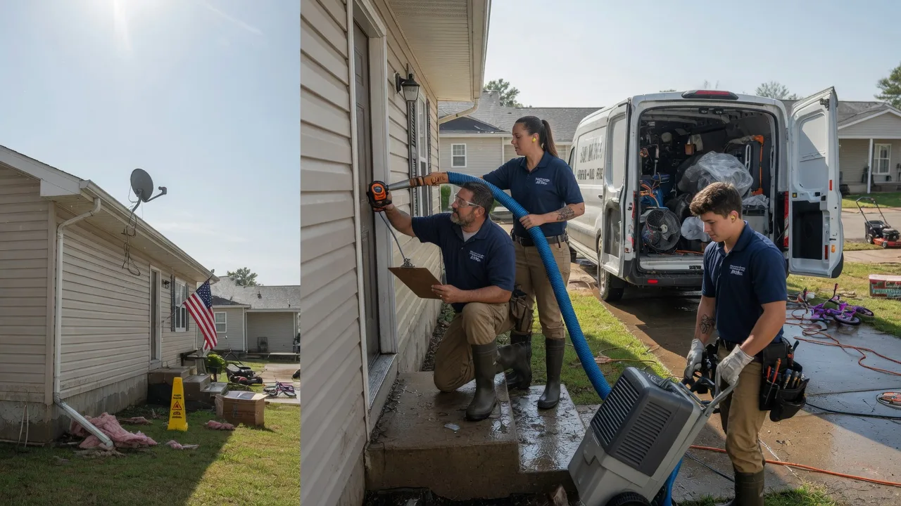 Ceiling Water Damage Restoration in Dequincy, LA near me